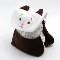 Sac à dos Ours blanc en bambou/coton doublé de coton Oeko-Tex