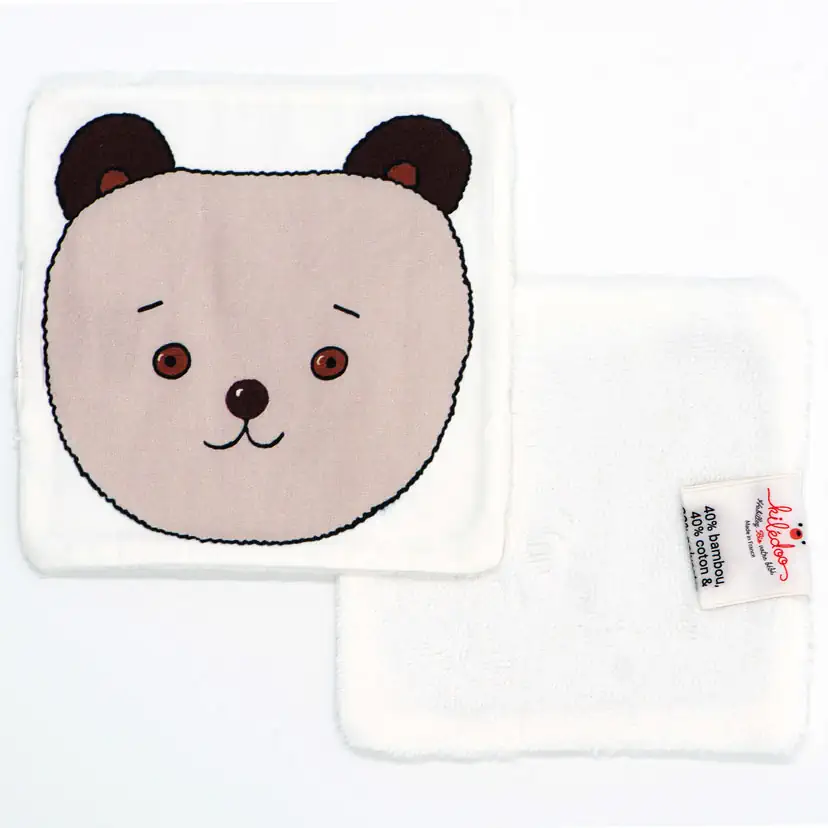Lingettes lavables Ours (en précommande)