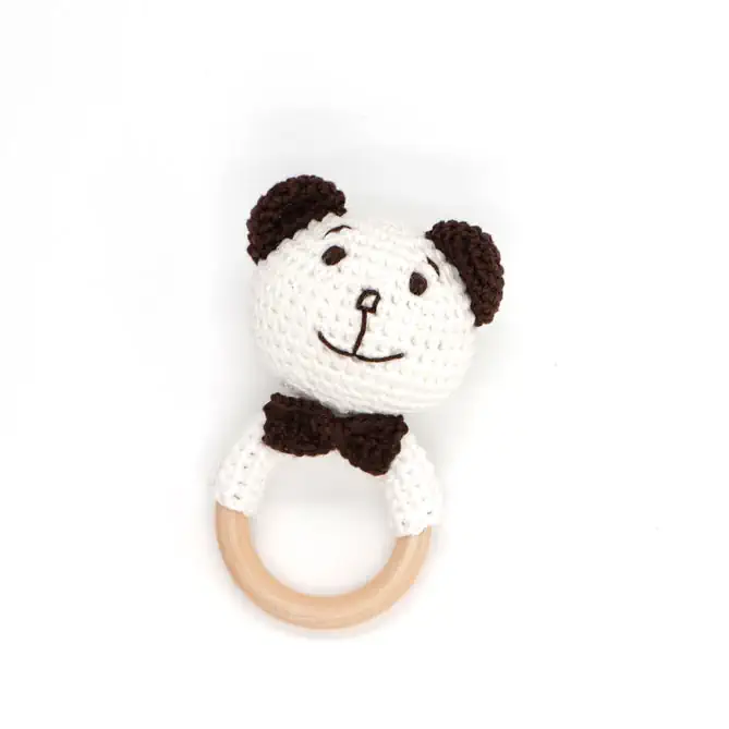 55.Hochet ours blanc