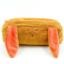 Trousse lapin moutarde de face